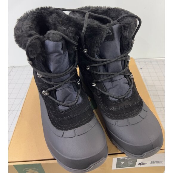 Kamik Snovalley 5 Women's Sz. 7 Black Winter Boot New - Picture 2 of 11